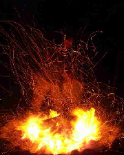 Feuer an den Infotagen