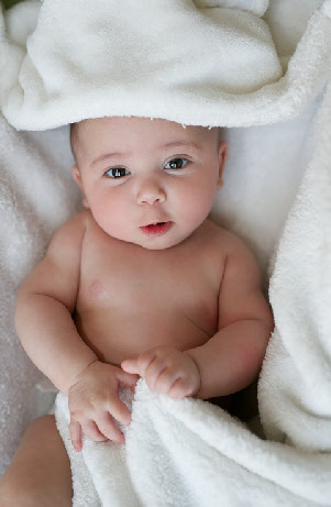 Zufriedenes Baby